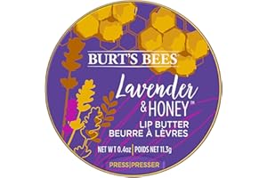 BURT'S BEES Burt’S Bees 100% Natural Origin Moisturising Lip Butter with Lavender and Honey, 1 Tin 11.3 g