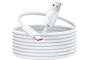 toocki Kabel USB C, 3 m, kabel do ładowania USB C, kabel do szybkiego ładowania, nylonowy kabel do ładowania USB C do iPhone 16 Pro Max, Samsung Galaxy S24, S23, S22, S21, S20, S10, S9, S8, Note10