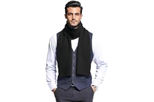 TRABIG Sciarpa Uomo Inverno scialle Maglia Scialle Caldo Pile, Caldo Stola Uomo Pashmina Sciarpa Invernale Morbido Cashmere Plaid Leisure Sciarpa d'affari per Uomo