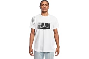 Mister Tee Camiseta Pray de Mangas Cortas para Hombre con Estampado Frontal, Moda Urbana Callera, en Algodón, Distintos Colores, Tallas XS-5XL