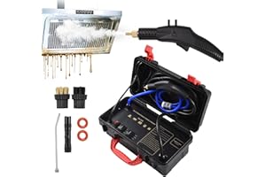 Kavolet 1800W Hochdruck-Dampfreiniger, tanklos, Steam Cleaner mit steuerbarer Spritzpistole und Sprachansage, tragbare dampfreiniger mit 3 Modi Dampf, kaltes oder heißes Wasser und 3,0 m Schlauch