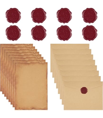 16-teiliges Set - Enthält 3 Umschläge + 3 Wachssi Produktbild-Vorschau 8