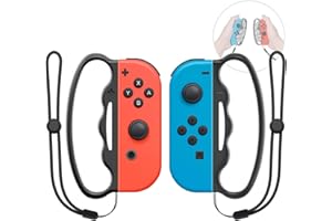 MENEEA Grip da Boxe Compatibile con Nintendo Switch Fitness Boxing Game, Fit Boxing Clasp Accessori Maniglia per Adulti e Bambini, 2 Confezioni (Nero)