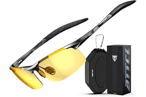 ATTCL Men's Sports Polarized Sunglasses For Driver Golf Fishing Unbreakable Metal Frame