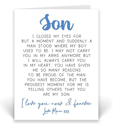 Son 30th Happy Birthday Card - Lots Of Love To The Best Son In The World - 30 Today: Greeting Cards