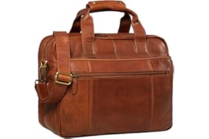 STILORD 'Experience' Sac de Professeur en Cuir Cartable Sacoche Enseignant Porte-Documents Sacs d'affaires Vintage Attache Trolley