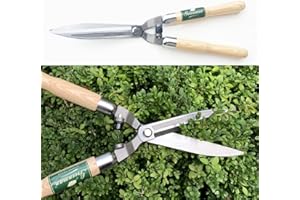 GREENMAN GARDEN TOOLS Greenman Solid Forged 9 Inch Straight Shear Strong Ash Handle Heavy Duty 21.6" 560mm