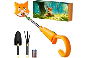 Metalldetektor Kinder,30-38 Zoll einstellbar,Tragbar Und Leicht Metallsuchgerät,Geeignet für Outdoor-Abenteuer von Kindern,Metal Detector Mit Schaufel Und Rechen