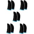 EDNITA (5 Pair - 10 Pcs) Pubg Anti-Slip Thumb Sleeve, Slip-Proof Sweat-Proof Professional Touch Screen Thumbs Finger Sleeve for Pubg Mobile Phone Game Gaming Gloves Multi Colour