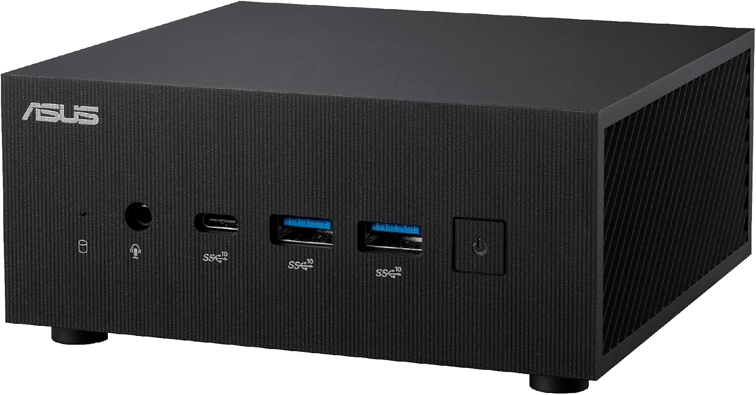ASUS ExpertCenter PN64-BB7014MD - Mini Ordenador de sobremesa Barebone (Intel Core i7-12700H, DisplayPort 1.2, Intel Iris Xe Graphics, WiFi 6, Sin SO) Negro
