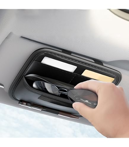 XTIWAN 2 Pezzi Porta Occhiali Auto, Supporto agnetico per Occhiali