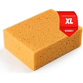 WONKEY - Doğal Oto Yıkama S&uuml;ngeri, Delikli Araba Temizleme S&uuml;ngeri, Ara&ccedil; K&ouml;p&uuml;klemek i&ccedil;in S&uuml;nger, Temizlik S&uuml;ngeri - 18x12x6 c