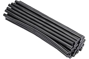 Coolty 50 Stück 7mm x 190mm Schmelzklebestifte, Paintless Dent Reparatur Puller, Heißklebestifte für Heißklebepistolen