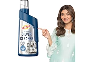 Selzer Instant Silver Cleaning Liquid, Silver Dip Instant Silver Cleaner For Jewellery, Articles And Silverware - No Silver Loss, 250ml (Pack of 1)