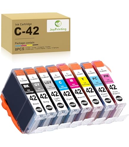 Cartucce Stampante Pixma Pro 100s Cartuccia Inchiostro Grigio Chiaro CLI-42 Compatibile Per Stampante Canon PIXMA PRO-100 Cartuccia Grigio Chiaro CLI42