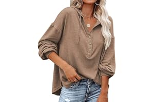 WINKEEY Felpa con Cappuccio da Donna Primavera Autunno Giacca a Maniche Lunghe