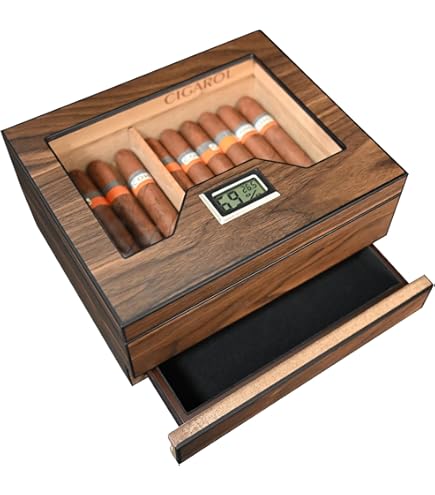 GERMANUS Cigar Humidor Classic Desk For Approx. 50 | Ubuy - View #3
