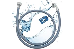 Lichtblau Manguera de Entrada Lavadora lavavajillas 2955 tamaño conexión 6,0m I 3/4 Pulgadas en ángulo/Recto Junta incluida I Tubo Entrada de Agua aplicación versátil Independiente de Fabricante