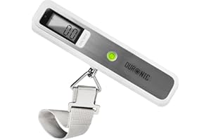 Duronic LS1019 Balance de Voyage | Pèse-Bagages à Sangles pour peser Bagages Valises Sacs | Affichage numérique | Capacité 50 kg