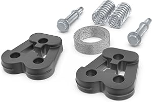 BLUETECH 2 Piece Repair Kit Exhaust Holder Assembly Kit Catalytic Converter Exhaust Rubber Compatible with Smart ForTwo 451 1000cc HJS Number 82 13 2858