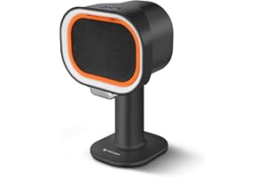 AMZCHEF hotte aspirante portable avec hauteur télescopique et inclinaison à 40°, 4 modes de vitesse, silencieuse, filtre en aluminium de grand calibre pour appartement/BBQ/RV, Noir