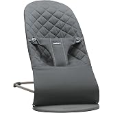 BabyBj&ouml;rn Bliss bebek beşiği, dokuma, klasik dikişli, antrasit gri