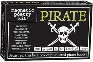 MIK FUNSHOPPING Magnetic Poetry Kit: Pirate , 4.75" X 3" X 1.25"