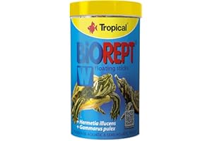 Tropical BIOREPT W. 250ml / 75g - alimento de múltiples Ingredientes para la alimentación Diaria de Tortugas anfibias y acuáticas omnívoras y carnívoras