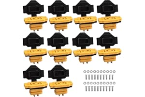 RUNCCI-YUN 10 par XT60E-F XT60h XT60 wysokowydajnych męskich wtyczek kablowych z gumową nasadką, śruby zabezpieczone przed wodą do akumulatora Lipo XT60