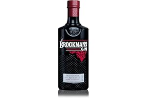 Brockmans Intensely Smooth Gin | 50cl 40% ABV | Award-Winning Premium English Gin | Crafted with Dark Berries & Noble Traditions | Ultra-Smooth, Distinctive Taste | Perfect for Cocktails, G&T & Gifts