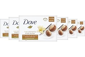 Dove Purely Pampering Karité Beurre de Karité Crème de Beauté 4x100g (paquet de 6, total de 24 barres)