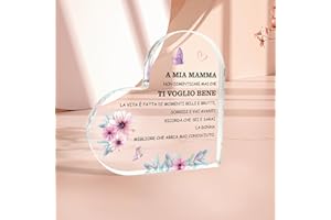 FAJUXIS Regalo Natale e Compleanno per Mamma - Idee Originali per la Festa della Mamma - Ornamenti Decorativi