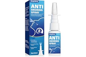 BODY MERRY Anti Russamento Uomo, Spray Nasale per Bloccare il Russare, Soluzione Efficace per Smettere di Russare, Migliora la Respirazione e il Sonno, 30mL