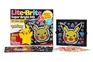 Basic Fun Lite-Brite Pokémon - Planche à Dessin Lumineuse LED avec Couleurs - Jouet Lumineux pour Enfants