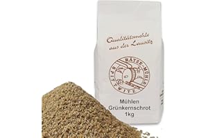 ‎ZANASTA Grünkernschrot 1000g frisch aus der Rätze- Mühle in bester Qualität Grünkerne Grünkernkörner geschrotet 1kg