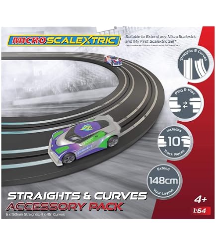 SCALEXTRIC CLASSIC C266 C133 Pacchetto di bit supporto tracce ed