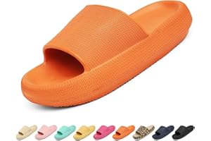 Somic Ciabatte Donna Estive Pantofole Uomo Morbide Ciabatte Infradito Nuvola Regolabile Sandali Antiscivolo Doccia Spiaggia Piscina Slide Pantofole da Casa Suola di 45mm EU 36-47