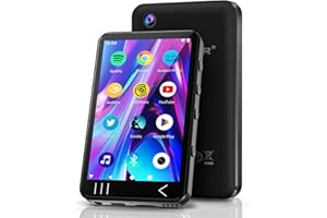 HIFI WALKER G7 MP3 Player with Bluetooth and WiFi- MP3 Player with Spotify and Camera, Android MP3 Player, Touchscreen 16GB MP4 Music Player with Speaker, Spotify, YouTube