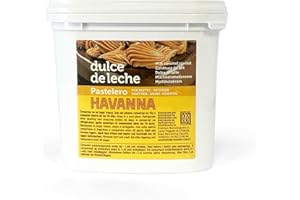 Havanna Dulce de Leche Pâtissier | Sans Gluten | Sans Colorants ni Arômes Artificiels | Produit Gourmet | Seau de 1 kg