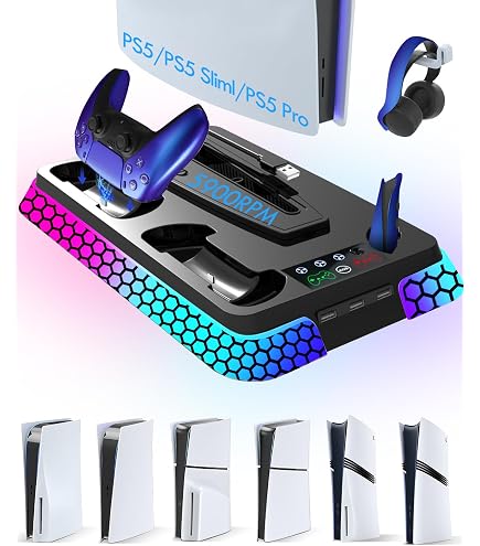 Hub USB Megadream Per PS5 – 5 Porte + Porta Di Ricarica Type-C, Trasferimento 5Gbps, Plug And Play - 2
