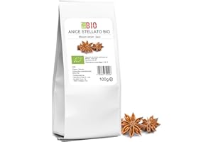 Anice stellato intero alimentare Bio 100 g - Uso in cucina Tisane Dolci Decorazioni - 100% Naturale LaborBio