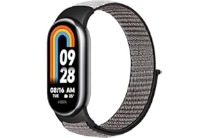 TumCez Cinturino in Nylon Compatibile con Xiaomi Smart Band 9/Xiaomi Smart Band 8 Cinturino per Donna Uomo