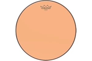 Remo Emperor Colortone - Parche de tambor naranja, 14 pulgadas