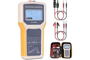 XTVTX Photovoltaik Solarpanel Tester, EY1600W Solarpanel Tester,installationstester,Leistungsmesser,Leerlaufspannungs detektor,mit automatischer MPPT Erkennung,LCD Display,für Photovoltai Panel