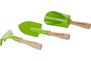 Everearth Outillage De Jardin Pour Enfants - Kit d'outils à main de jardin - 3 Pièces EE33644