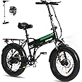 HITWAY 20X4.0 Electric Bike, Off-Road e bike with Upgrade 48V 13Ah Battery up to 55-120KM, 250W Motor, 7-Speed foldable electric bicycle, Premium Aluminum Frame BK10SP