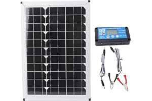 100W Solar Panel Kit E med 20A 12V 24V -styrenhet för Bilcamping