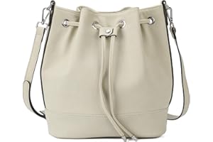 AFKOMST borsa a secchiello Borse a tracolla Donna Sera Pochette Shopping Viaggio Sacchetto Borsello Borsa a mano Borsa per donna (Apricot3)