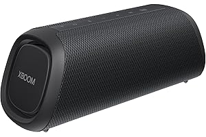 LG XBOOM Go, Altavoz Inalámbrico, Bluetooth, Sonido Sound Boost, Resistente al Agua IP67, Autonomía 24 h, Color de Luces LED Variable, Amplia Conectividad, Color Antracita, 40 W, XG7QBK