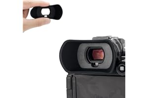 KIWIFOTOS Ocular extendido de cámara compatible con cámara Panasonic Lumix S5, accesorio protector de visor Lumix S5